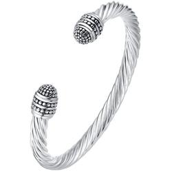 UNY Fashion Jewelry Brand Cable Wire Retro Antique Bangle Elegant Beautiful Valentine