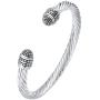 UNY Fashion Jewelry Brand Cable Wire Retro Antique Bangle Elegant Beautiful Valentine