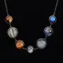CHARMKING 7 Planet Necklace Sun Moon Galaxy Space Necklace Dangle Planets Solar System Charm Necklace for Women CHARMKING 7 Planet Necklace Sun Moon Galaxy Space Necklace Dangle Planets Solar System Charm Necklace for Women