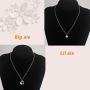 KUIYAI Sister Necklace for 2 Big Sister Little Sister Heart Pendant Necklace