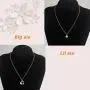 KUIYAI Big Sis Middle Sis Little Sis 3 Piece Cut Heart Necklace Set KUIYAI Big Sis Middle Sis Little Sis 3 Piece Cut Heart Necklace Set