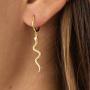 Snake Earrings for Women Gold Silver Snake Hoop Earrings Dangle Serpent Earrings Dainty Snake Jewelry