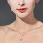 BLOOMY JEWELRY Mom Necklace for Mothers Day S925 Sterling Silver Mother Daughter Necklace for Mom Love Heart Infinity Mother Pendant Necklace with Gift Box from Daughter or Son, Mom Birthday Gifts