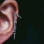 Tassel Chain Drop Dangle Small Hoop Earrings Ball Bead Cartilage for Women Girls Men 925 Sterling Silver Charms Huggie Helix Tragus Minimalist Fashion Personalized Jewelry