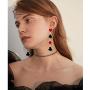 DAMLENG Unique Funny Playing Cards Pattern Dangle Drop Earring Fashion Party Charms Acrylic Spades Hearts Plum Poker Earrings for Women Girls Statement Jewelry Gift