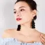 Jugalstar Colorful Tassel Earrings 3 Tier Layered Bohemian, Eardrop Big Dangle Drop Fashion Jewelry Earrings for Women Teen Girls Valentine Birthday Party Gift Jugalstar Colorful Tassel Earrings 3 Tier Layered Bohemian, Eardrop Big Dangle Drop Fashion Jewelry Earrings for Women Teen Girls Valentine Birthday Party Gift
