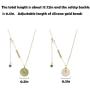 NW 1776 Jade Necklace, Female Donut Pendant, Natural Jade Gold-plated Necklace