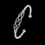 Fashion Trendy Open Leaf Cuff Bracelet Bangles for Women Simple Plant Bracelet Femme Boho Jewelry Birthday Gift