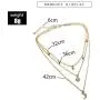Victray Boho Moon Necklaces Beach Pendant Choker Necklace Chain Fashion Jewelry for Women and Girls Victray Boho Moon Necklaces Beach Pendant Choker Necklace Chain Fashion Jewelry for Women and Girls
