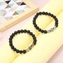 VALIJINA 8mm Lava Rock Stone Bead Bracelet for Women Men Adjustable Arrow Essential Oil Diffuser Bracelet Set