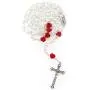 Rosary Beads Catholic, Confirmation Gifts for Teenage Girl, Rosary Necklace, Artificial Pearls and Polymer Clay Rose Necklace Jewelry, Silver Alloy Cross Necklace for Women, YWLI Rosary Beads Catholic, Confirmation Gifts for Teenage Girl, Rosary Necklace, Artificial Pearls and Polymer Clay Rose Necklace Jewelry, Silver Alloy Cross Necklace for Women, YWLI