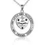 YAFEINI Daughter Necklace Gifts for Her Birthday Anniversary Graduation Sterling Silver Jewelry Gift from Mom Dad YAFEINI Daughter Necklace Gifts for Her Birthday Anniversary Graduation Sterling Silver Jewelry Gift from Mom Dad
