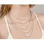 Layered 2 Names Necklace Personalized, Custom Double Chain Choker Necklace 18K Gold Plated Nameplate Charm Pendant for Mother Layered 2 Names Necklace Personalized, Custom Double Chain Choker Necklace 18K Gold Plated Nameplate Charm Pendant for Mother