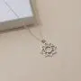 Boma Jewelry Sterling Silver Lotus Pendant Necklace, 18 Inches Boma Jewelry Sterling Silver Lotus Pendant Necklace, 18 Inches