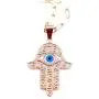 18K Gold Plated Hamsa Hand Pendant Necklace for Women Lucky & Protection Jewelry