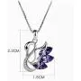 Necklaces Sterling Silver S925 Women’s Jewelry Swan Pendant Crystal Box Chain Necklace Gift Set Necklaces Sterling Silver S925 Women’s Jewelry Swan Pendant Crystal Box Chain Necklace Gift Set