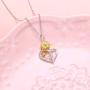 Sterling Silver You were My Sunshine Sunflower Urn Cremation Memorial Pendant Necklace for Ashes for Women