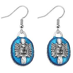 POTIY The Vampire Earrings with Salvatore Damon Stefan Pendant Y Necklace Gift for Fans