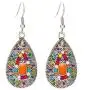LAIMALA 7 Pairs Vintage Bohemian Earrings Set Retro Rhinestone Earrings Boho Dangle Drop Earrings Statement Long Boho Drop Earrings for Women Girls Jewelry Set Gifts