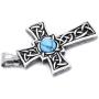 Gungneer Celtic Cross Pendant Necklace Stainless Steel Triquetra Talisman Irish Knot Jewelry Gift Men Women