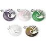 Nobranded Peacock Crystal Pendant Necklace Chakra Healing Womens Pendant Meditation Aura Stone Jewelry Lucky Blessing Gift
