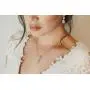 SWEETV Teardrop Wedding Bridal Jewelry Set for Brides Bridesmaid, Crystal Pendant Necklace Drop Dangle Earrings Set for Women