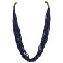 Bocar Long Multiple Row Handmade Beaded Statement Necklace with Gift Box (NK-10407)