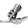 Controse Dinosaur Necklace - T-Rex Skull Pendant (316L Stainless Steel)