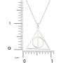 HARRY POTTER Womens Silver Plate Deathly Hallows, No Color, Size No Size