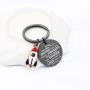 WSNANG Rocket Ship Gifts Keychain You are Braver Stronger Smarter Than You Think Keychain Inspirational Jewelry Astronomy Gift Astronaut Gift