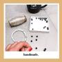 White pearl bracelet (initial bracelet) bracelet for couples with letter (best friend bracelets)