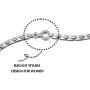 RainSo Womens Titanium Steel Health Magnetic Therapy Bracelets Pain Relief for Arthritis Adjustable