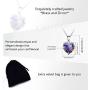 10mm Simulated Mystic Topaz Rainbow Heart Cubic Zirconia Solitaire Pendant Necklace Platinum Plated Y891