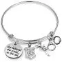 G-Ahora Police Keychain She Believed She Could for Police Officers Police Academy Graduation Gifts Handcuffs Handgun Charm Achievement Gift Deputy Sheriff Gift (she Believe Police KR)