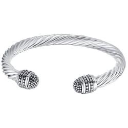 UNY Fashion Jewelry Brand Cable Wire Retro Antique Bangle Elegant Beautiful Valentine