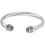 UNY Fashion Jewelry Brand Cable Wire Retro Antique Bangle Elegant Beautiful Valentine