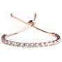 ASHMITA Fashion Adjustable Chain Bracelet for Women,Cubic Zirconia Rose Gold Gift Bracelet of Luxury Shining Jewelry