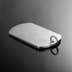 Religious Stainless Steel Lords Prayer Christian God Pendant Necklace Dog Tag Jewelry Keychain