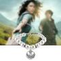 SEIRAA Outlander Inspired Jewelry Scottish Thistle Gifts Outlander Fans Scotland National Symbol Pearl Bracelet