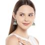 Aheli Tribal Muse Collection Antique Oxidized Indian Jhumki Earrings for Women Wedding Traditional Ethnic Fashion Jewelry