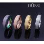 DURSI Spinner Ring for Women Men Fashion Stainless Steel Fidget Ring for Anxiety Sand Blast Finish 6MM / 8MM
