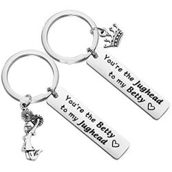 MAOFAED Couple Gift Girlfriend Gift Boyfriend Gift Best Friend Keychain Set Birthday Gift