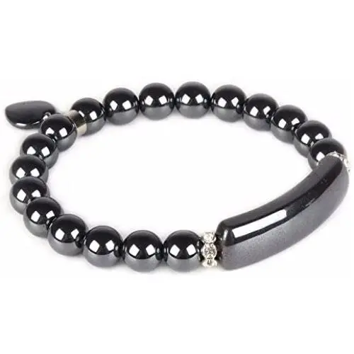 Justinstones Gem Semi Precious Gemstone Love Heart Charm Stretch Beaded Bracelet Unisex Justinstones Gem Semi Precious Gemstone Love Heart Charm Stretch Beaded Bracelet Unisex
