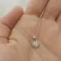Dazzlingrock Collection 0.25 Carat (ctw) 10K Gold Round Diamond Ladies Heart Pendant 1/4 CT (Silver Chain Included)