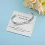 ALoveSoul Morse Code Secret Message Bracelet Stainless Steel Cuff Creative Jewelry Gift