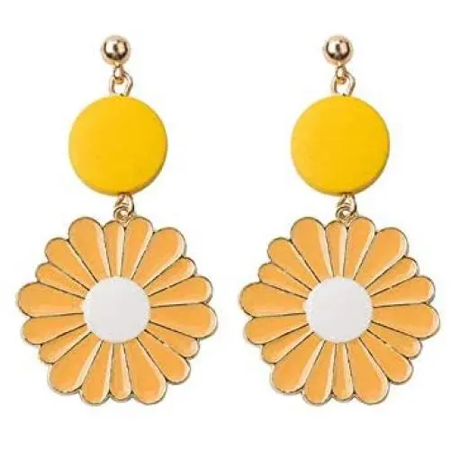 YIZHEN Sweet Daisy Sunflower Dangle Drop Earrings Summer Flower Jewelry for Women Girls YIZHEN Sweet Daisy Sunflower Dangle Drop Earrings Summer Flower Jewelry for Women Girls
