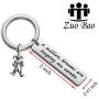 Zuo Bao Inspirational Gift Greatest Showman Inspired PT Barnum Joker Jewelry Dreamer Gift A Million Dreams are Keeping Me Awake Keychain
