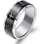 Bible Verse Christian Lords Prayer Ring for Men, Religious Cross Ring, Spinner Ring, Amulet Ring, Stainless Steel Ring, Baptism Christian Jewelry Gift for Men Boys