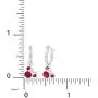 Disney Minnie Mouse Birthstone Jewelry for Women and Girls, Minnie Mouse Crystal Hoop Earrings