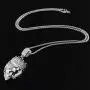 Aiyo Fashion Hip Hop Jewelry Crown Lion Head Pendant Iced Out Clear Rhinestones Curb Cuban Chain Stainless Steel Necklace Aiyo Fashion Hip Hop Jewelry Crown Lion Head Pendant Iced Out Clear Rhinestones Curb Cuban Chain Stainless Steel Necklace